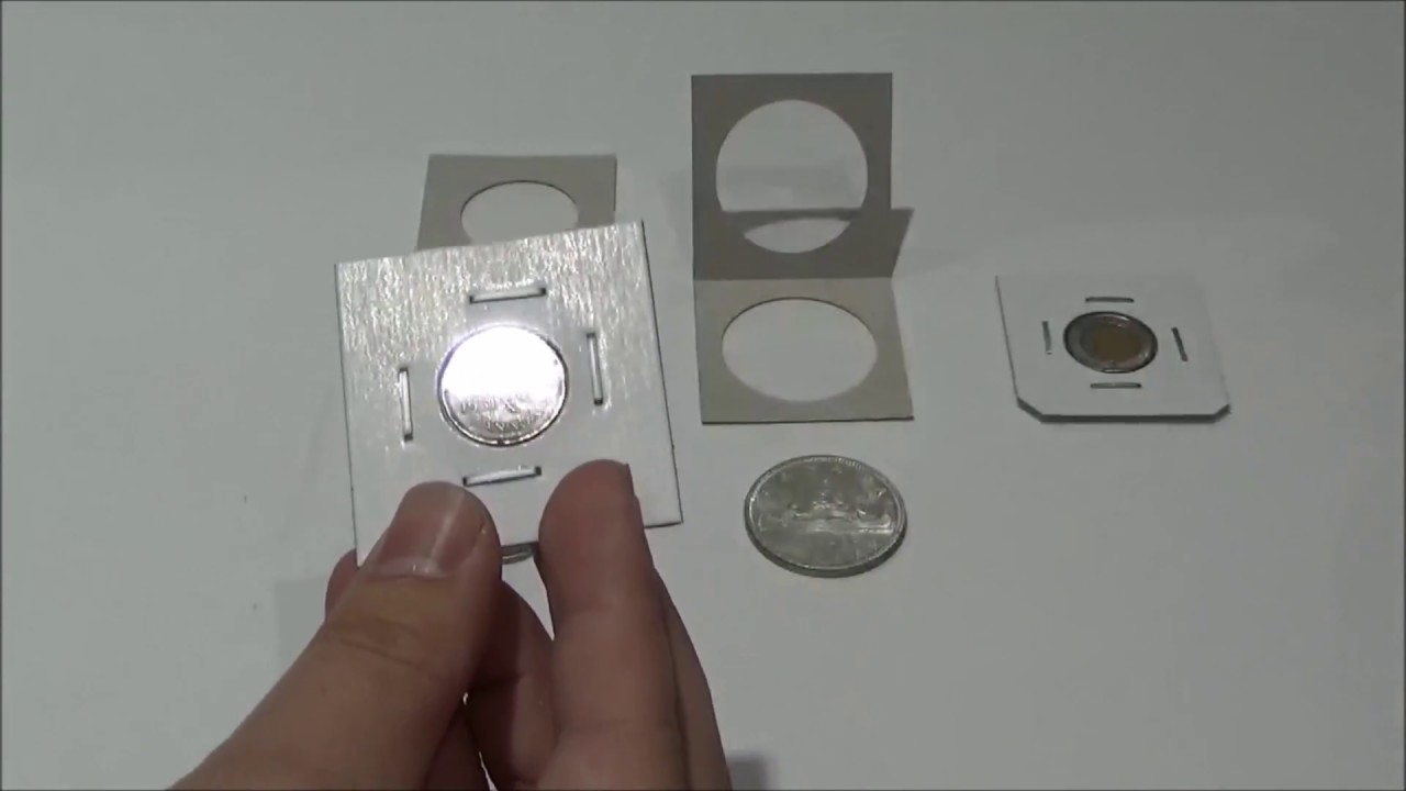 How To Use 2x2 Cardboard Coin Holders