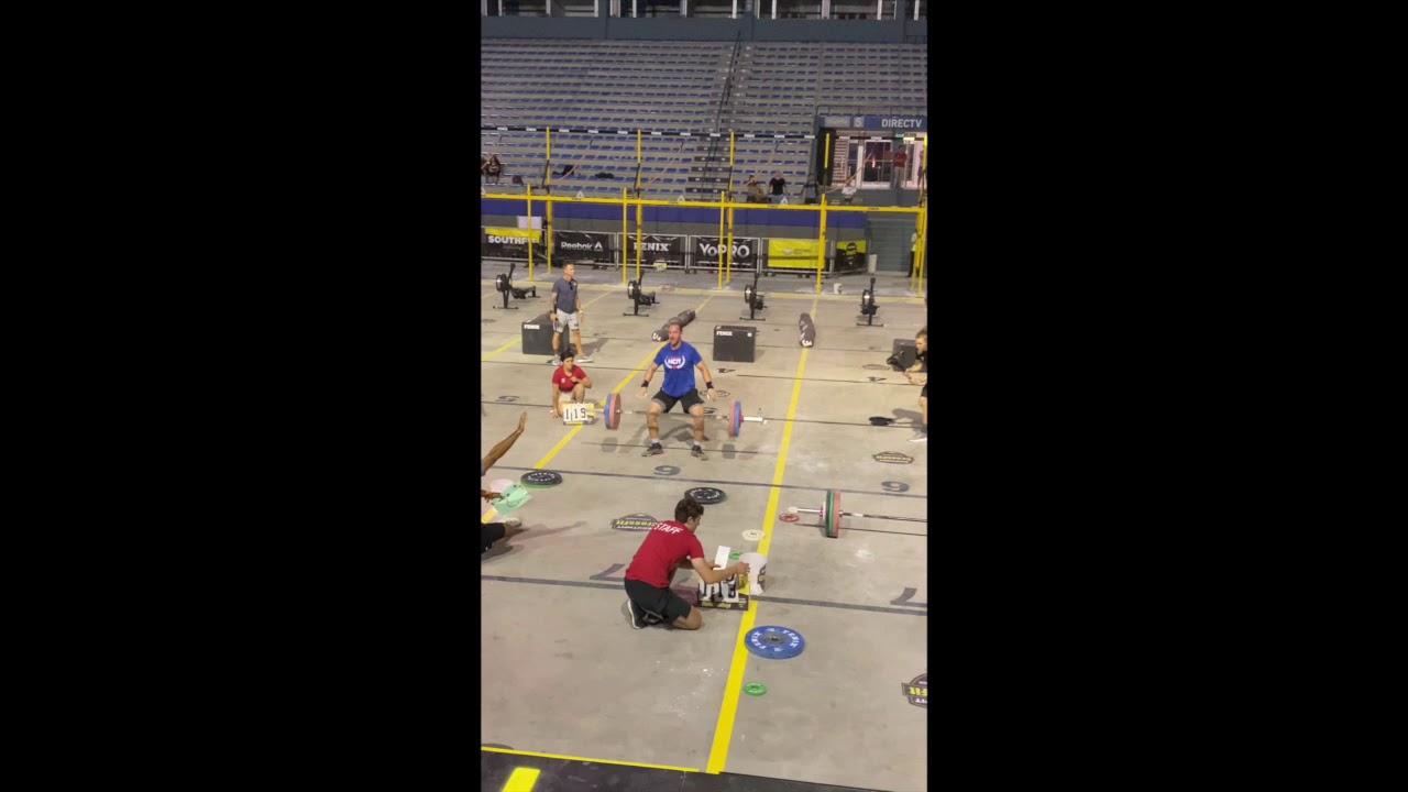 1RM Snatch Pete Shaw CrossFit Games Sanctional