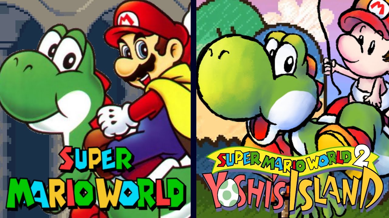 SUPER MARIO WORLD 1 & 2 - All Fortresses & Castles
