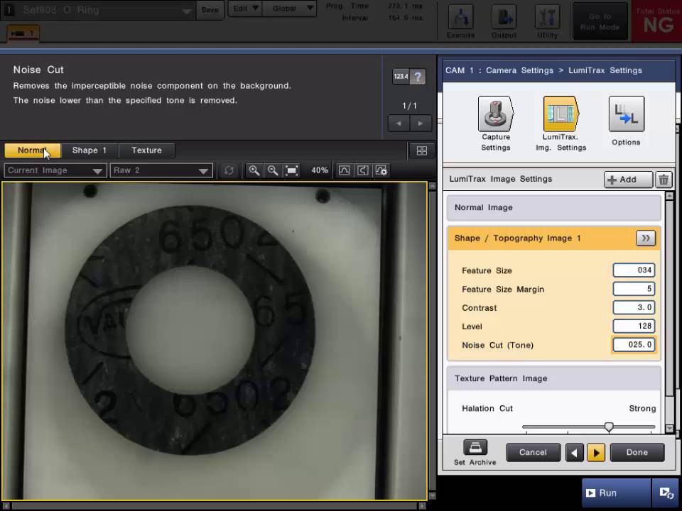 Machine Vision System: LumiTrax Basic Settings | KEYENCE CV-X