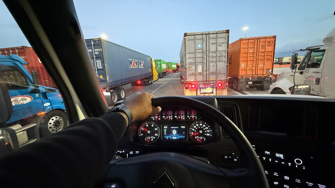A Day in the Life of a Port Truck Driver 🚛💨 (Port of Long Beach Edition)