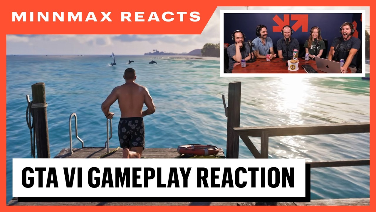 GTA VI Gameplay Reveal - MinnMax's Live Reaction