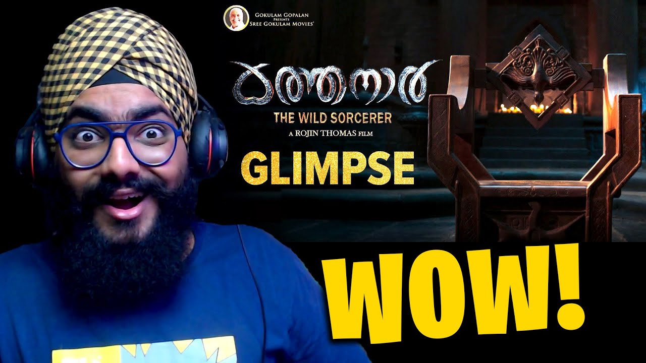 Malayalam Fantasy Film! Kathanar - The Wild Sorcerer Glimpse REACTION