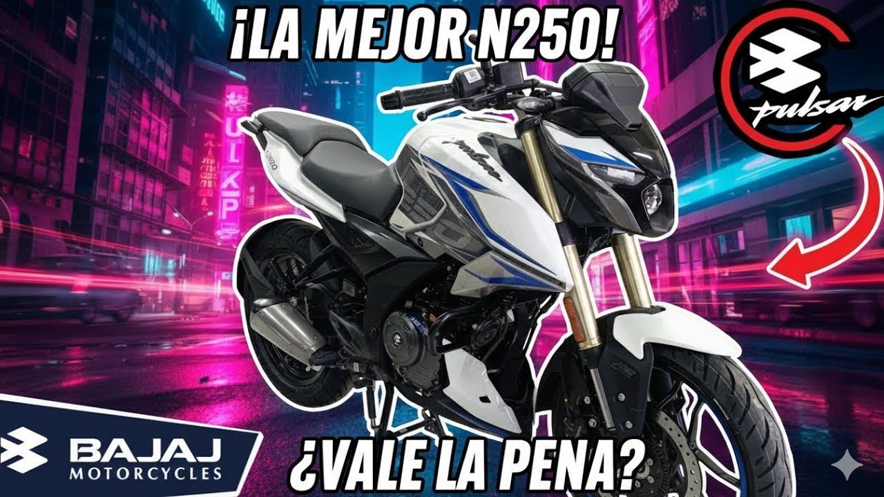 BAJAJ PULSAR N250 UG 2026 // REVIEW Y FICHA TÉCNICA // CON MÁS TECNOLOGÍA QUE NUNCA! 🏍️