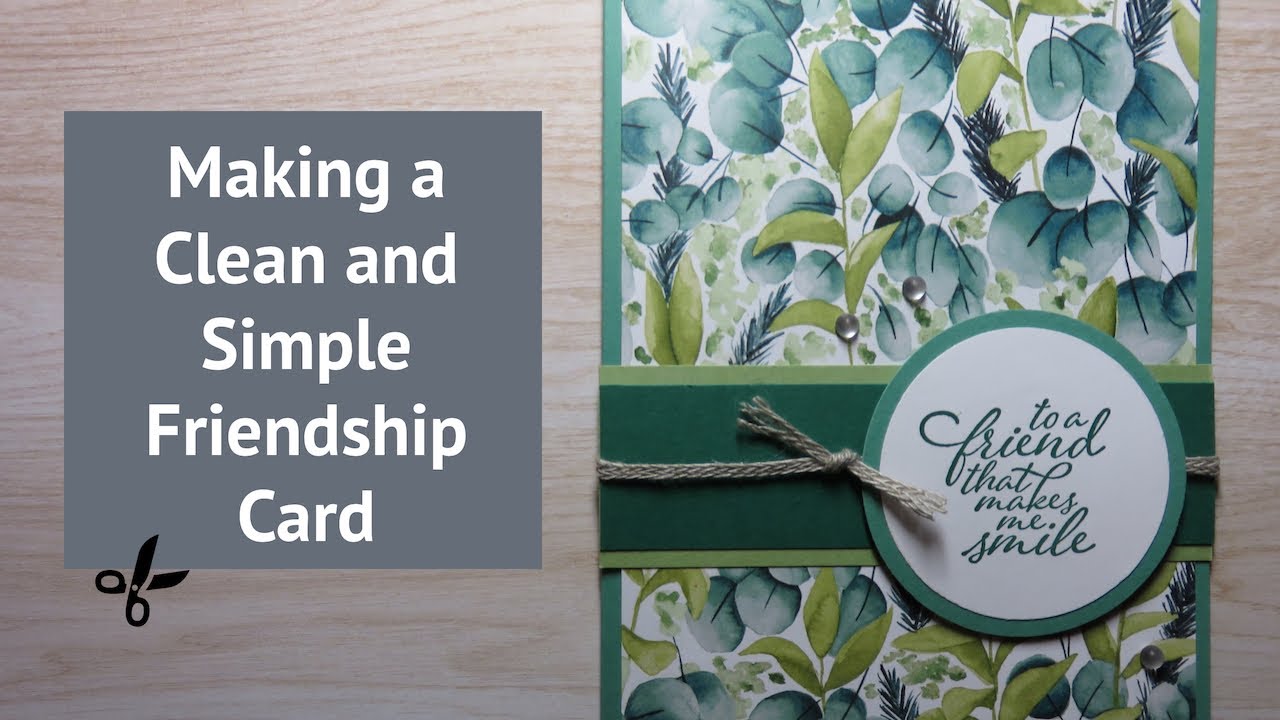 A Clean and Simple Handmade Card Tutorial Using Forever Fern Suite - Stampin' Up! - DIY