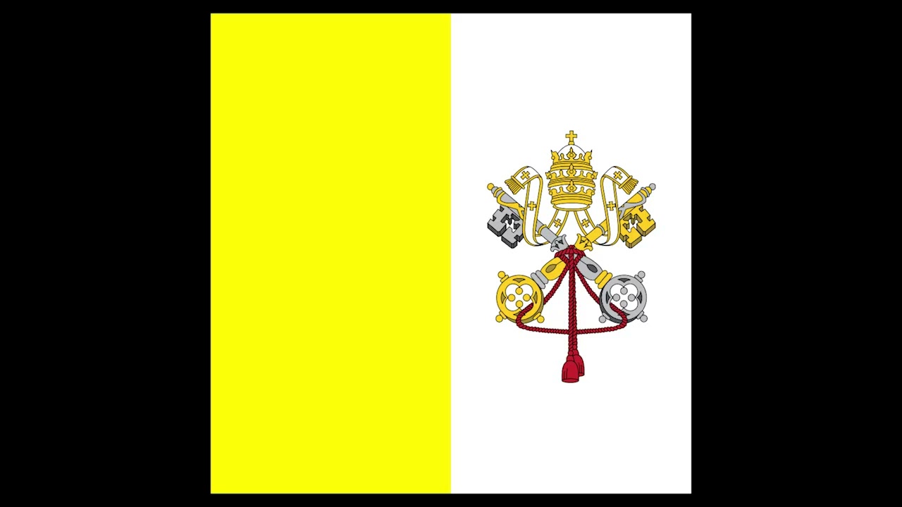 12 hours: Flag of Vatican City. Vexillum Status Civitatis Vaticanae.