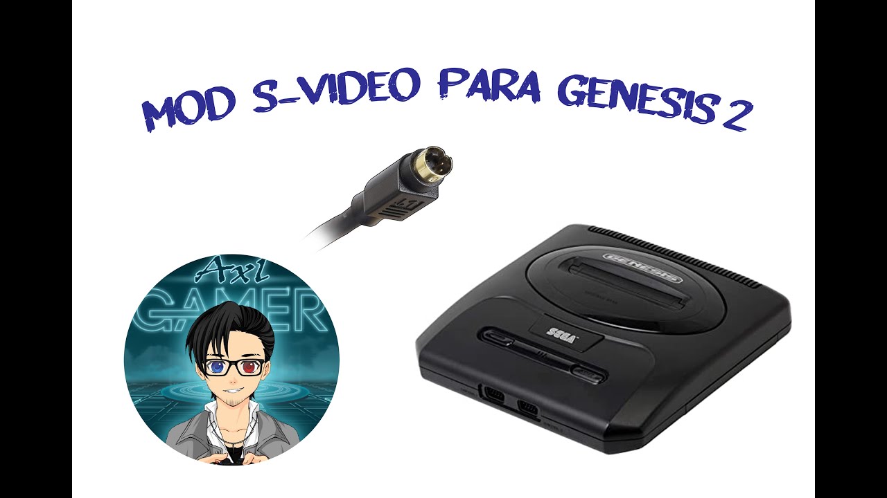 MOD S-VIDEO para Genesis modelo 2 chip CXA2075 - CXA1645