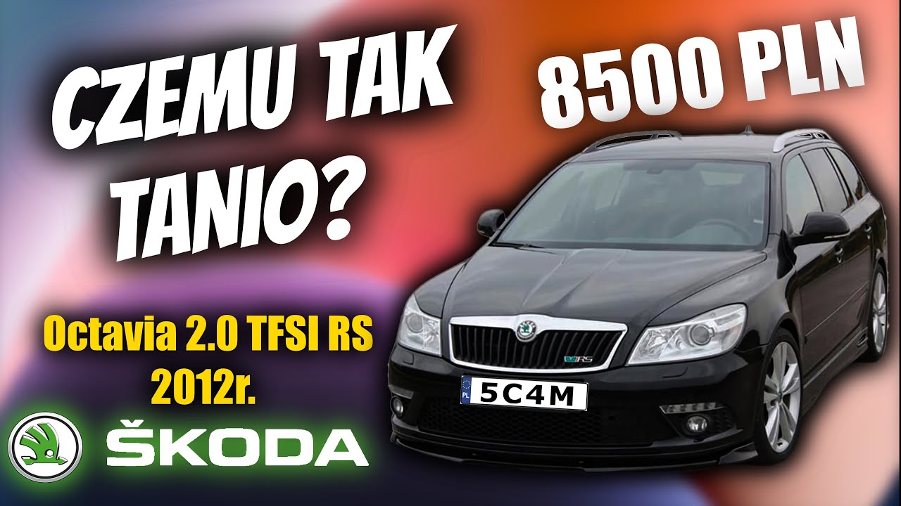 CZEMU TAK TANIO?! - SKODA OCTAVIA RS 2.0 TFSI 2012 r. za 8500 PLN - OSZUSTWO NA ZALICZKĘ OLX
