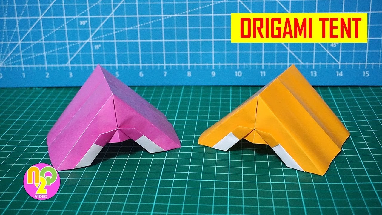 Origami Mini Paper Tent | Easy and Simple | Origami Tenda Mini