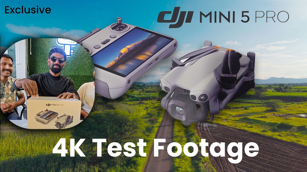 (Leaked) DJI Mini 5 Pro: FIRST 4K Video Test |  Omnidirectional obstacle sensing with LiDAR