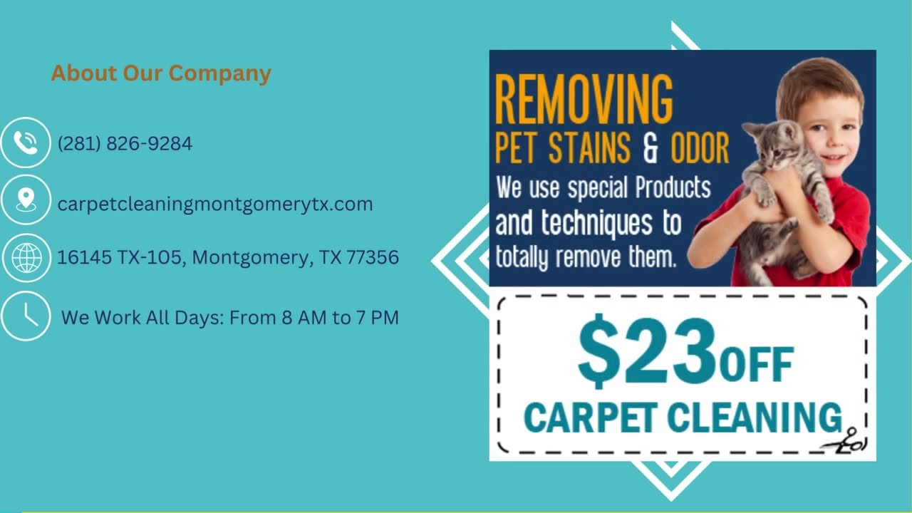 Carpet Cleaning Montgomery TX / (281) 826-9284
