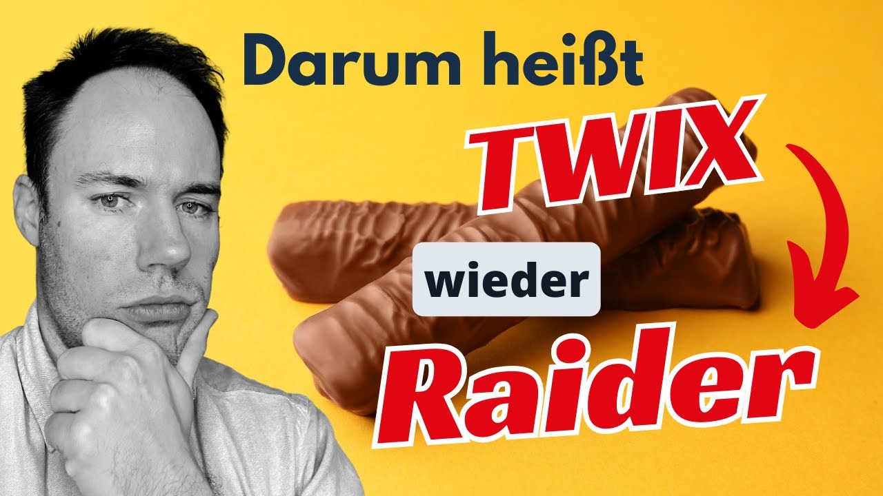 DESHALB wird aus TWIX alle 5 Jahre wieder RAIDER