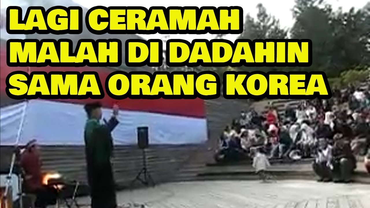 Ceramah Lucu Kang Ibing di Korea