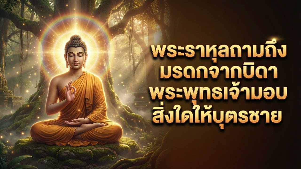 เมื่อพระราหุลถามถึงมรดกจากบิดา พระพุทธเจ้ามอบสิ่งใดให้บุตรชาย | แสงแห่งธรรม