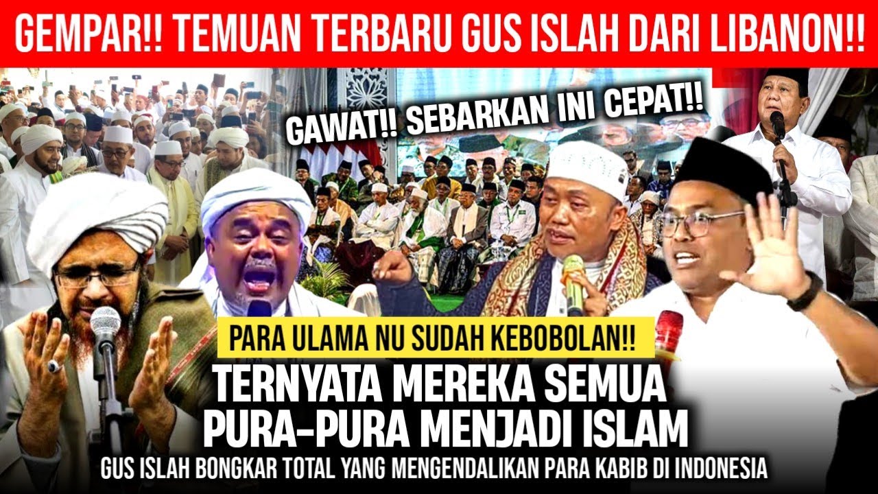 🔴TERBONGKAR!! PANTAS ADA YG WIRA WIRI KELUAR MASUK INDONESIA TERNYATA INI MISI & TUJUANYA DI (NU)