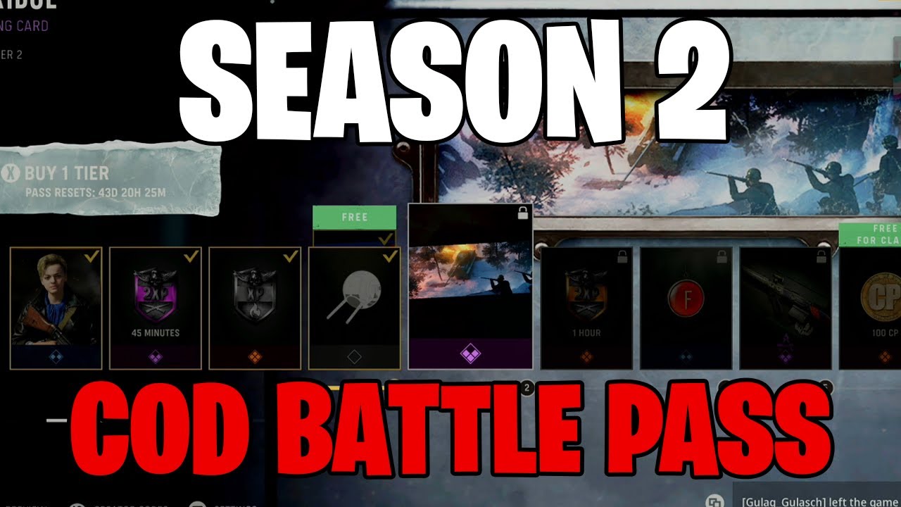 Call Of Duty Vanguard Season 2 Battle pass! (ALL ITEMS)