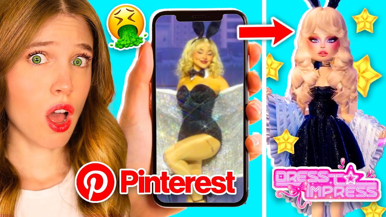 DRESS TO IMPRESS PERO *PINTEREST* ELIGE MI OUTFIT 😱 #2 | Roblox