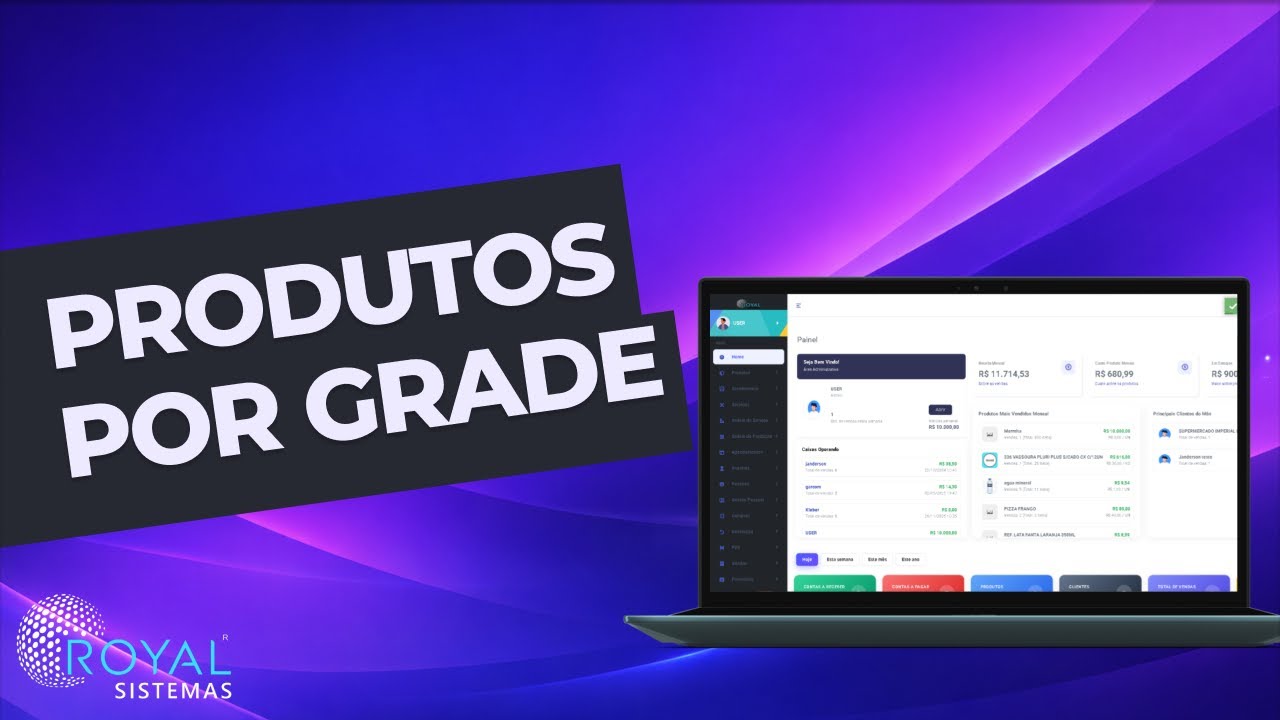 PRODUTO POR GRADE / VARIAÇÃO - ERP ROYAL