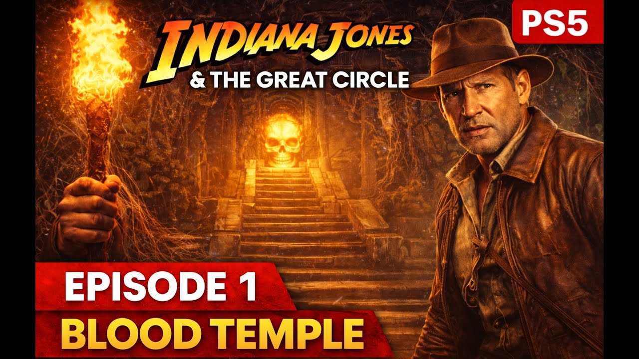 Indiana Jones and the Great Circle PS5 Gameplay – Episode 1 • Blood Temple Walkthrough