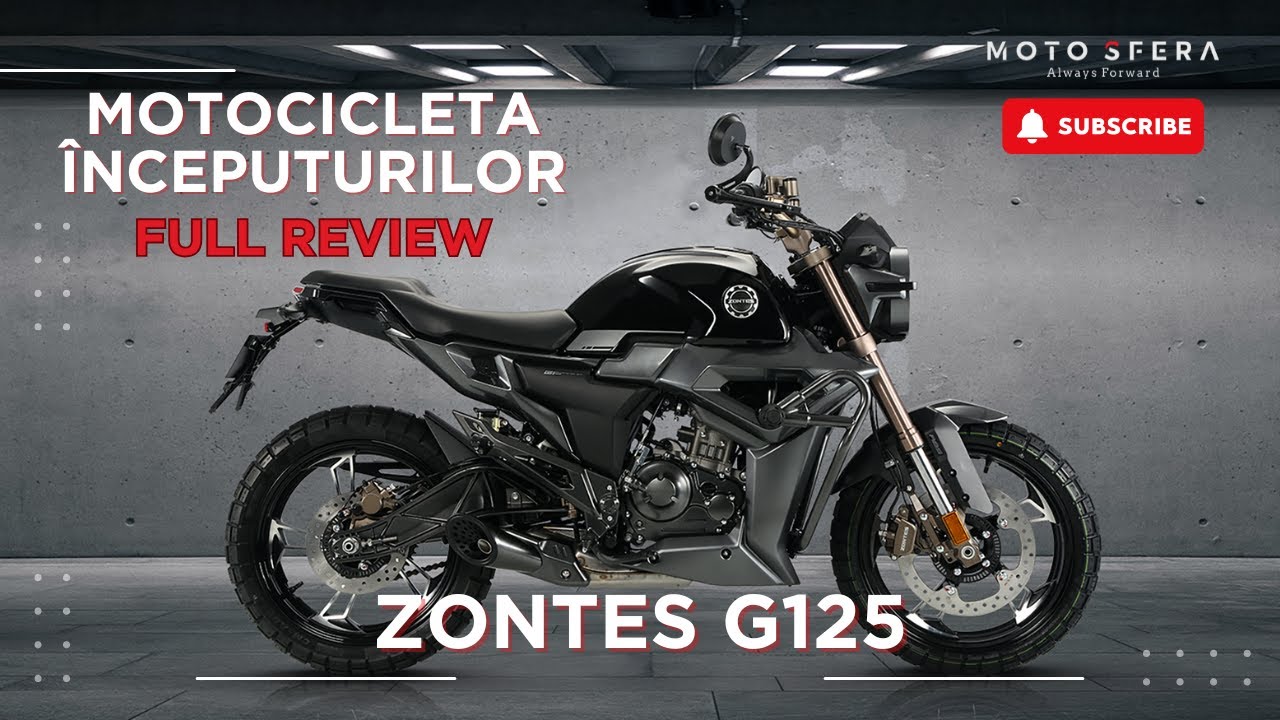Zontes G125 – Motocicleta perfectă pentru A1 și începători