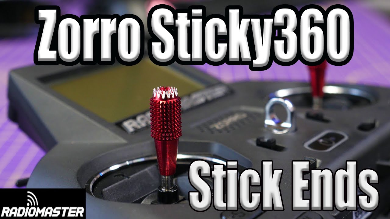 Radiomaster Zorro Sticky360 Stick Ends -