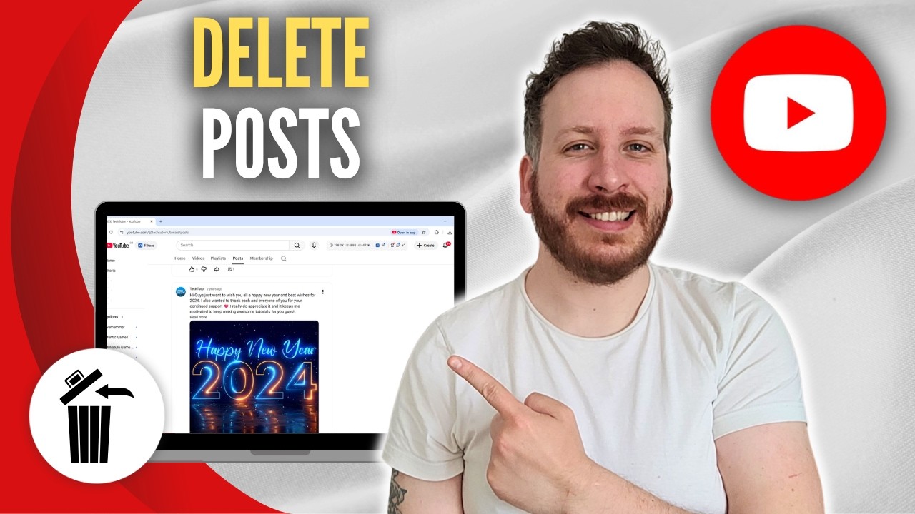 How To Delete Post From Youtube Channel