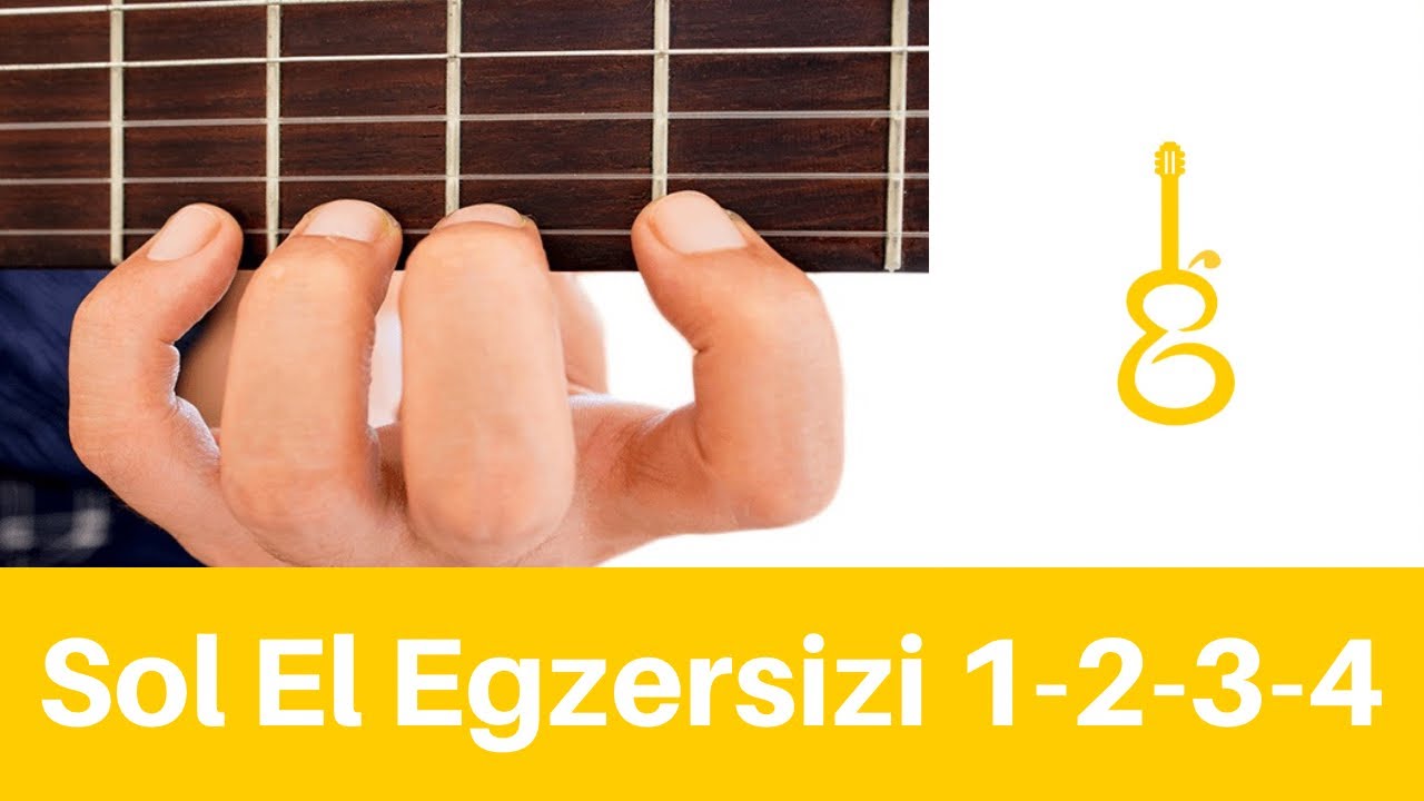 Gitar Dersi - Sol El Parmak Egzersizi 1-2-3-4 (Nasıl Çalınır?)