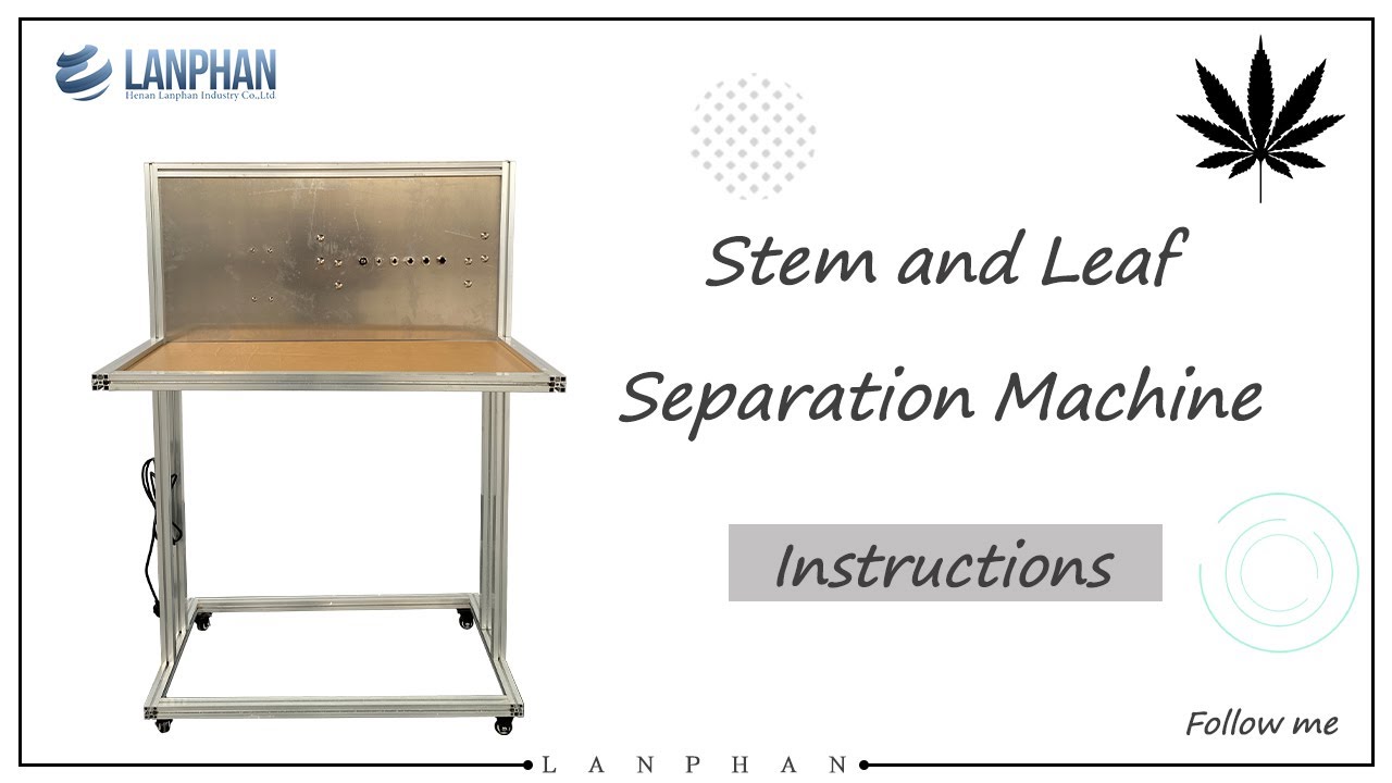 Stem and Leaf Separation Machine