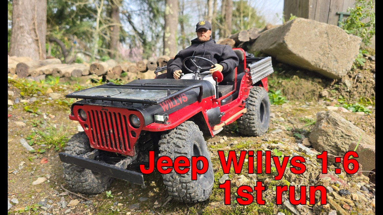 RocHobby / FMS - 1941 Jeep Willys MB scaler 1/6 - First run !