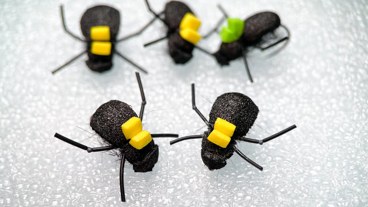 Przynęta muchowa na klenie i jazie | Piankowe ŻUKI | Foam Beetle