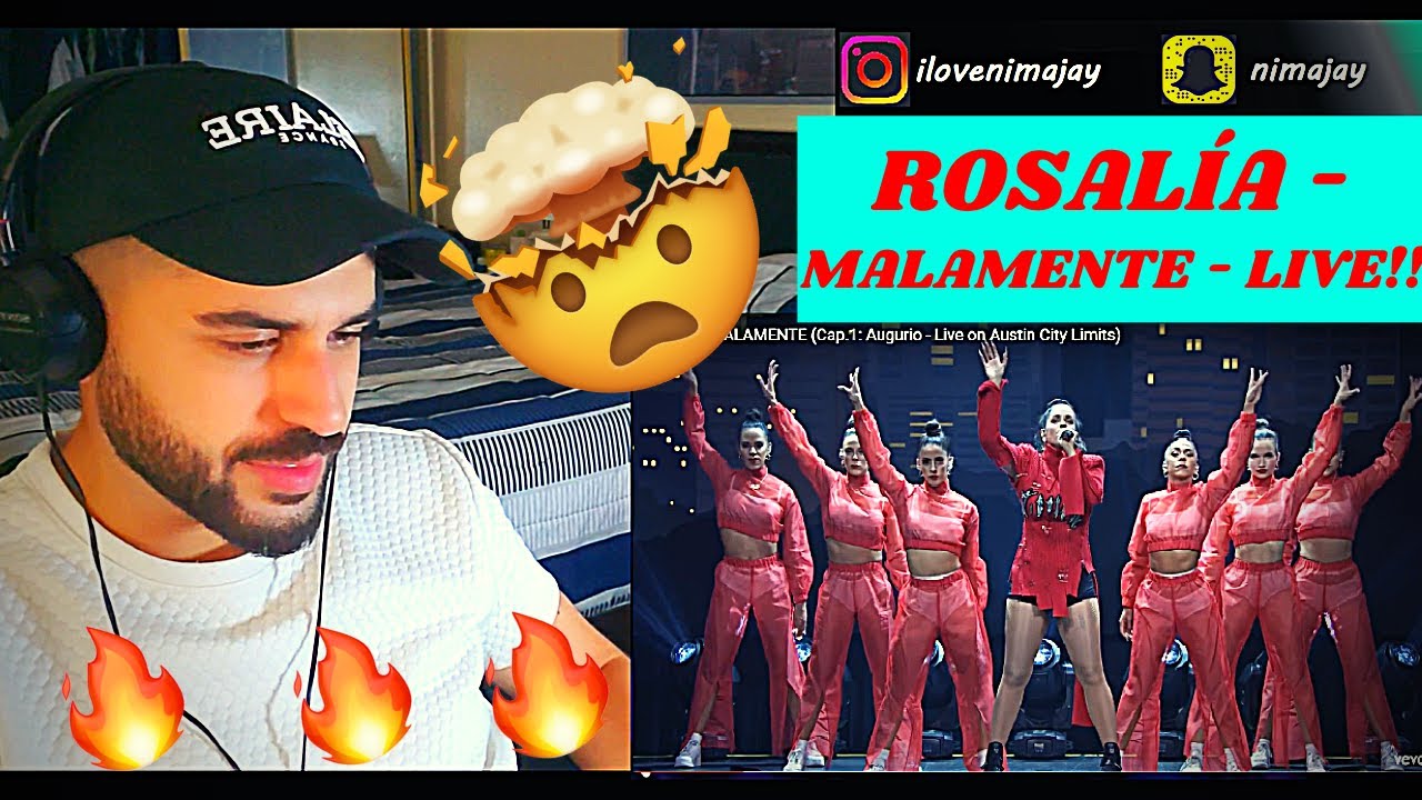 ROSALÍA - MALAMENTE (Cap.1: Augurio - Live on Austin City Limits) - REACTION VIDEO!!!