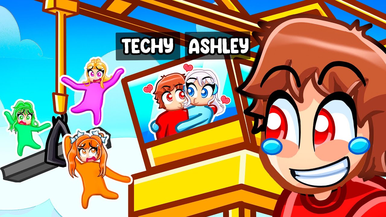 Techy & Ashley Are Lovers In GANG BEASTS...