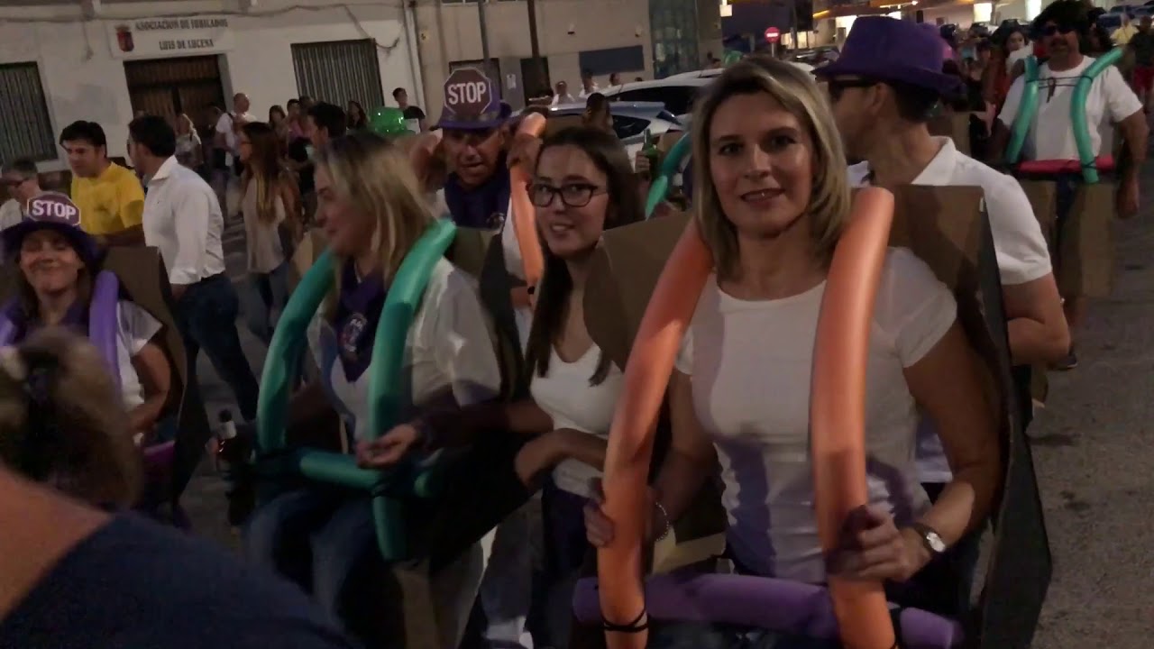 Torrejón del Rey, desfile de peñas fiestas 2018