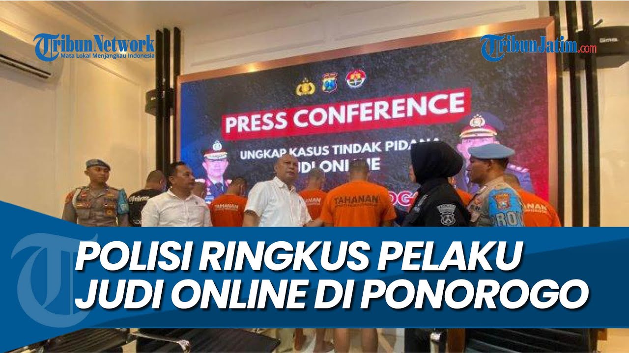 PULUHAN JUTA LUDES UNTUK NGESLOT, Pelaku Judi Online di Ponorogo Diringkus Polisi