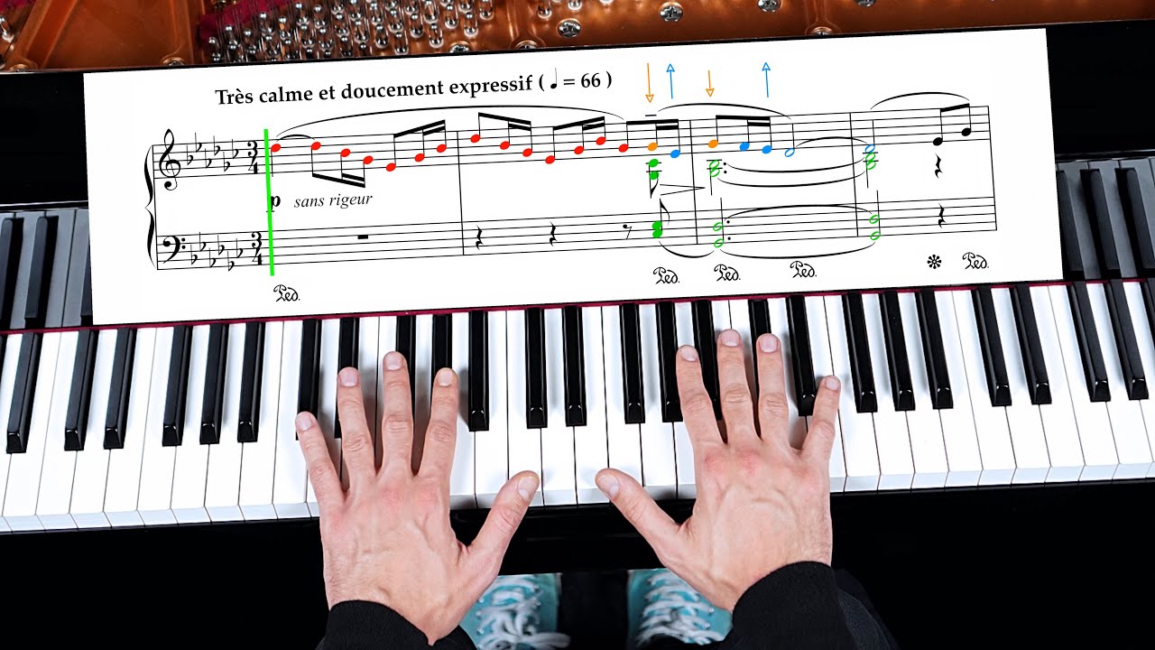Debussy – La fille aux cheveux de lin | Complete Piano Tutorial