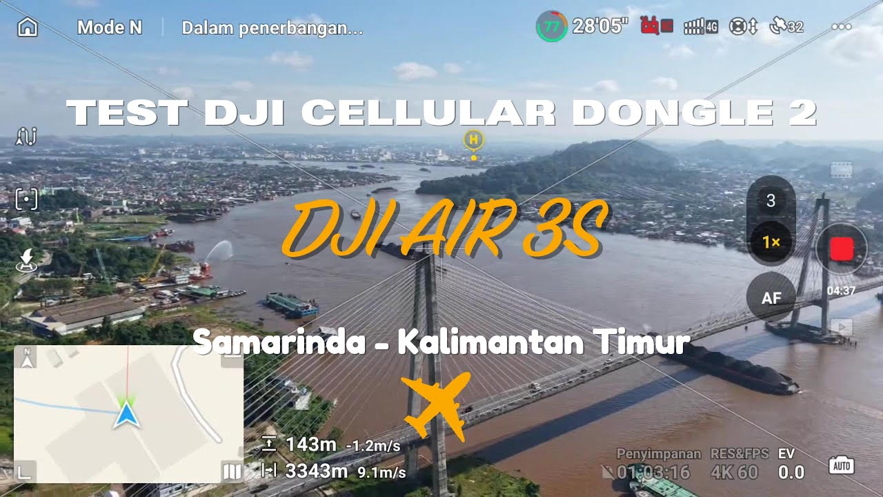 Test DJI Cellular Dongle 2 - AIR 3S