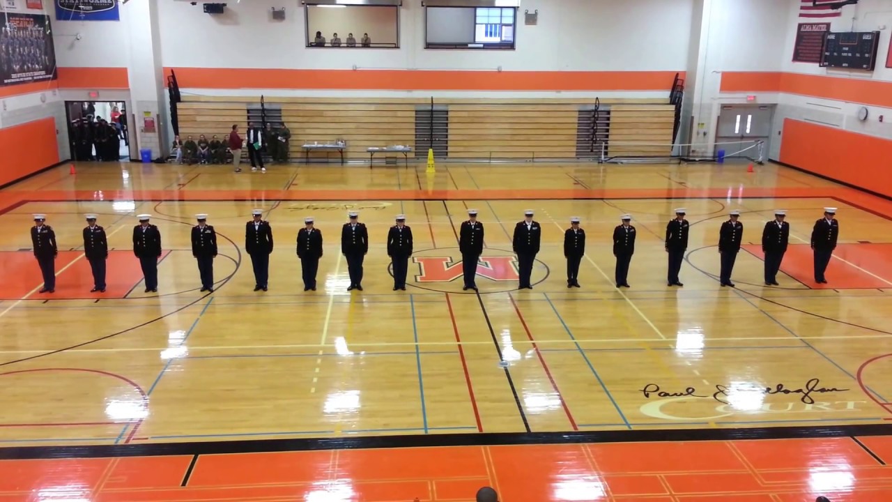 RHS MCJROTC unarmed exhibition drill