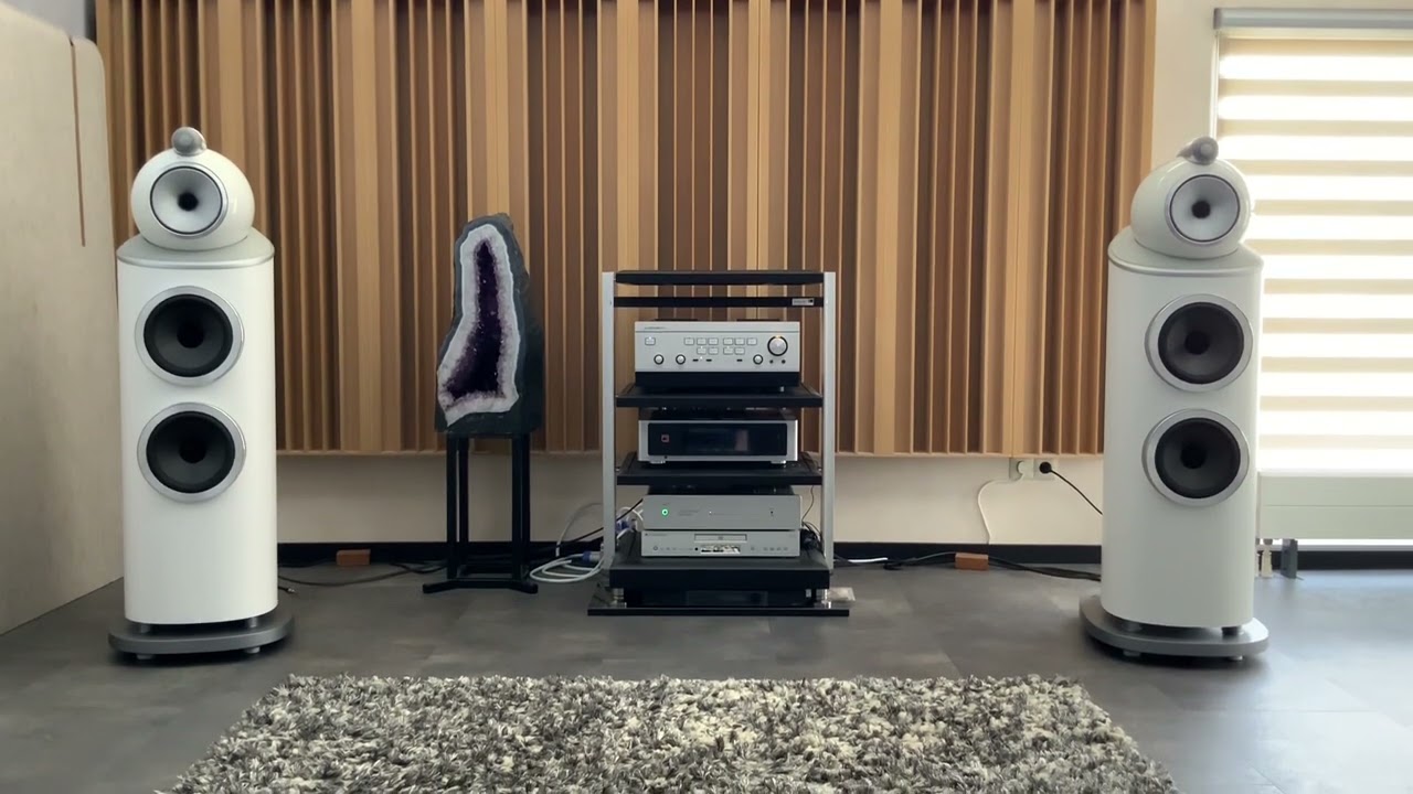 Luxman L-595ASE with B&W 802 D4 is a musical  dream match🎶🎶