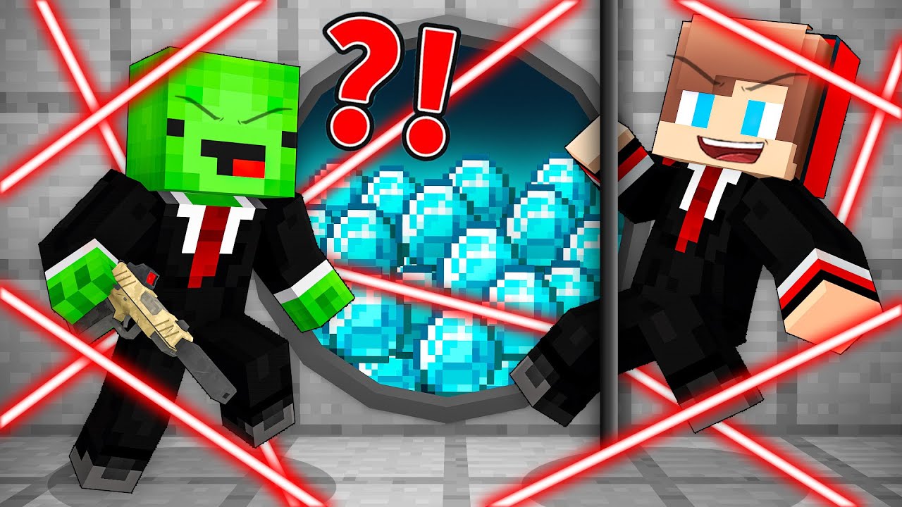 Mikey and JJ Became SPIES to STEAL DIAMONDS in Minecraft - Maizen