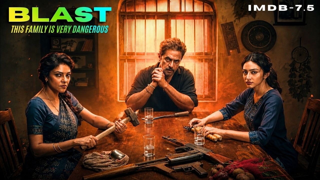 गुंडो को पता नहीं था किसके घर में घुस गए, पूरी फैमिली ही खतरनाक है | Blast Movie Explained In hindi