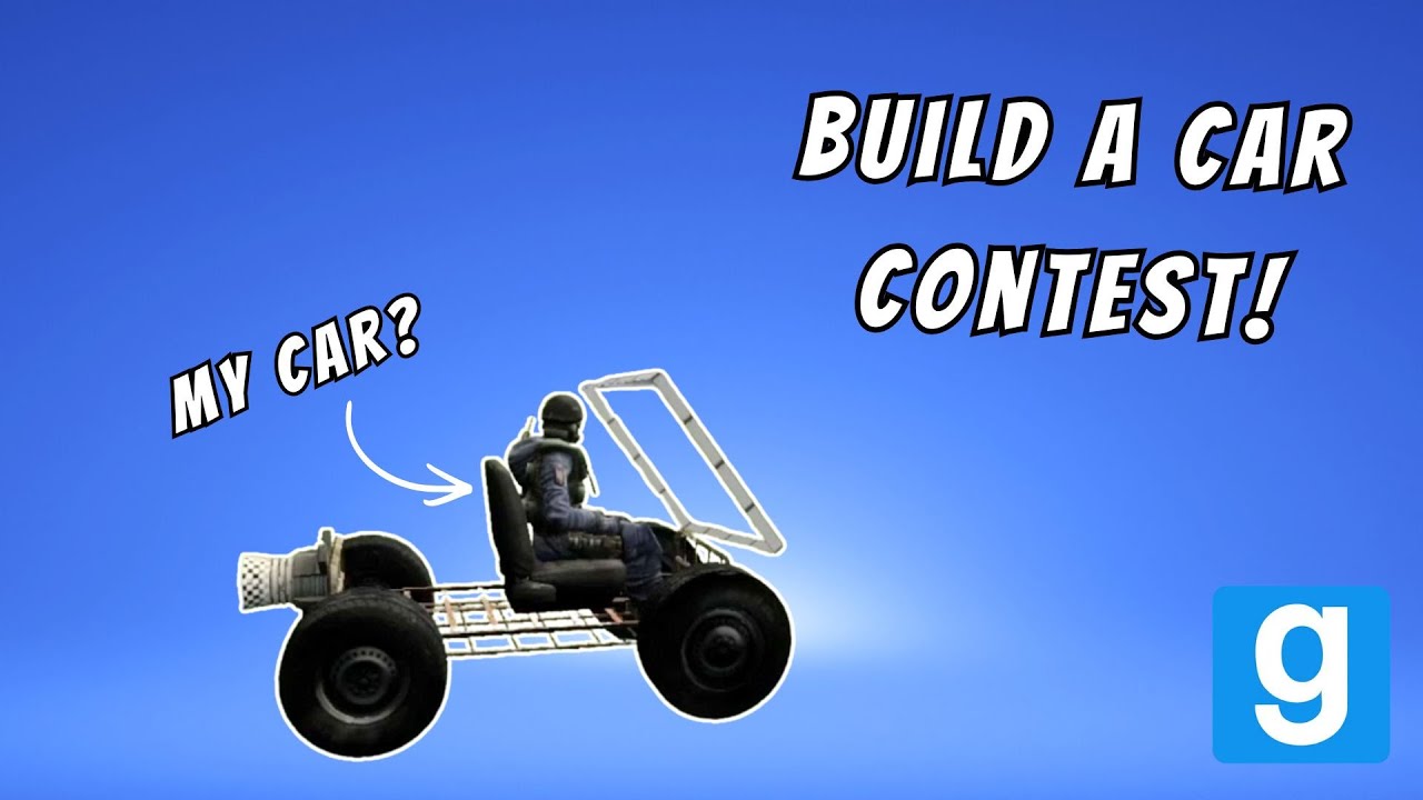 Two GMod Noobs Build a Car!? | Garry's Mod build contest