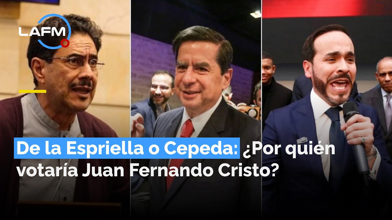 De la Espriella o Cepeda: ¿Por quién votaría Juan Fernando Cristo en segunda vuelta?