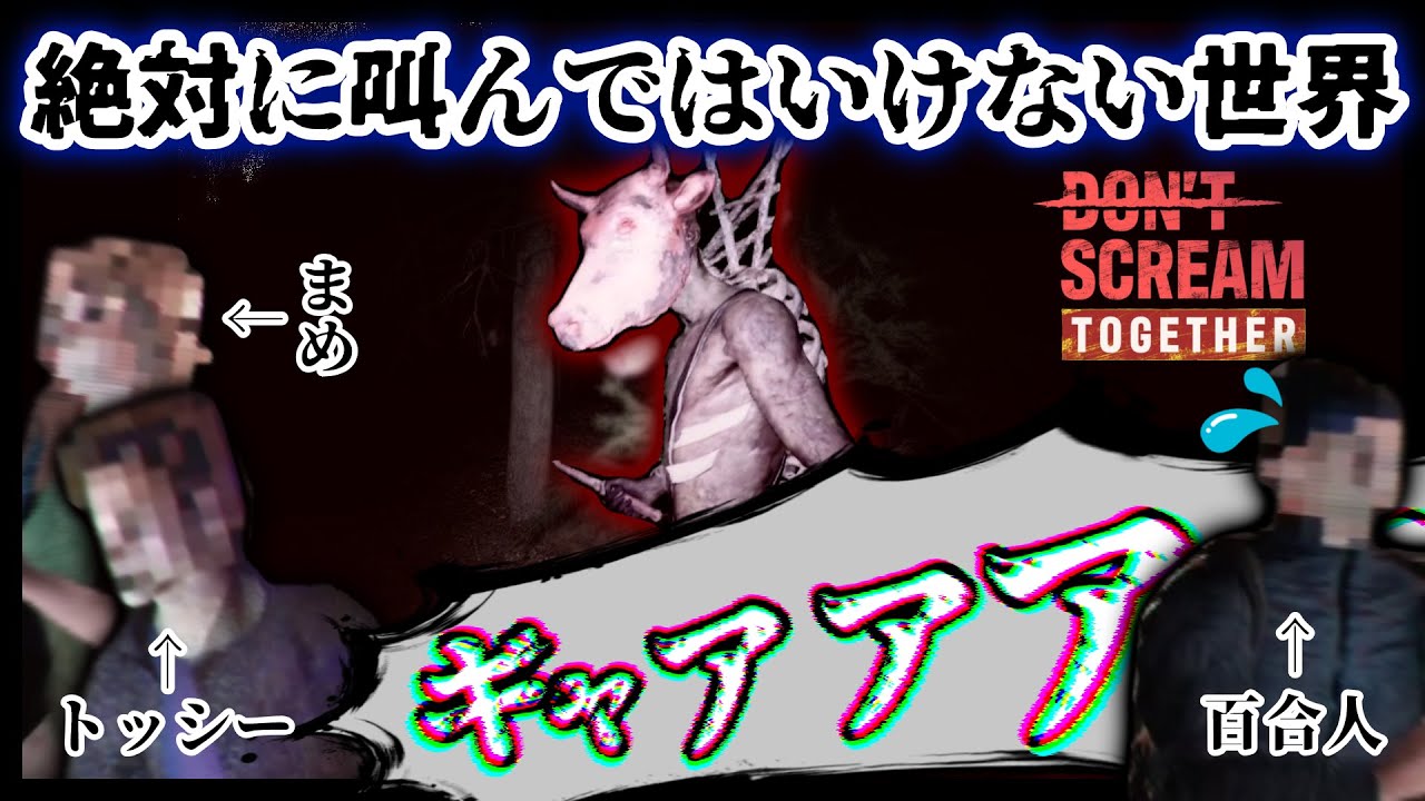 【DON'T SCREAM TOGETHER】叫べば全員GAMEOVER!?呪われた森からみんなで抜け出せっ‼