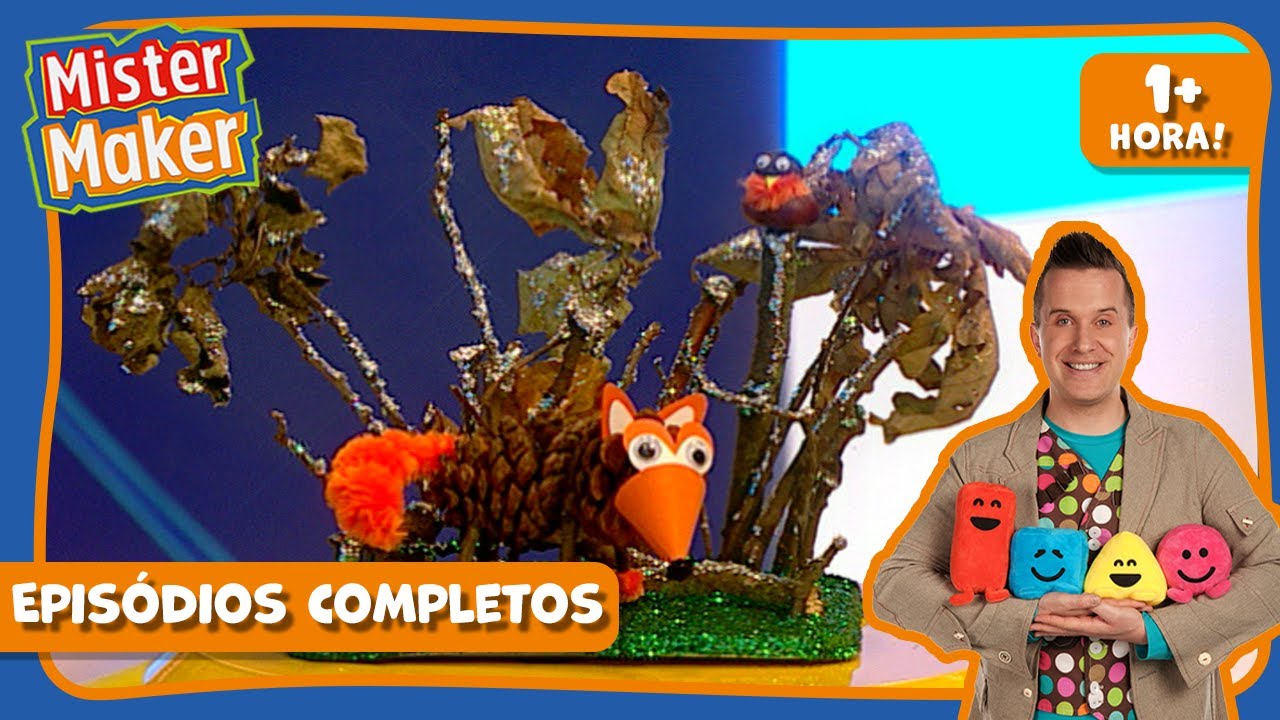 🦋🖍️ MISTER MAKER em PORTUGUÊS T3 EP17-20 🦁🎶1 HORA! [Maratón de episódios] 🦄💡