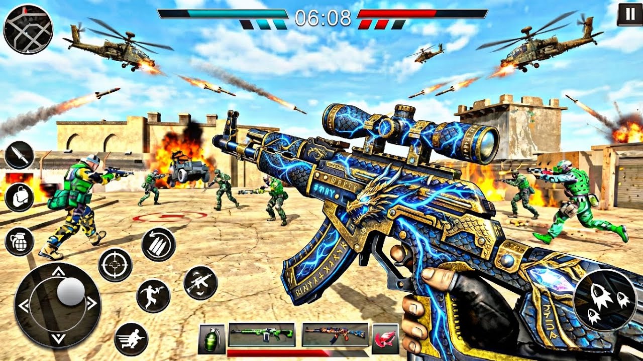 Modern commando FPS gun Strike OPS – bandook wala game – Android gameplay 