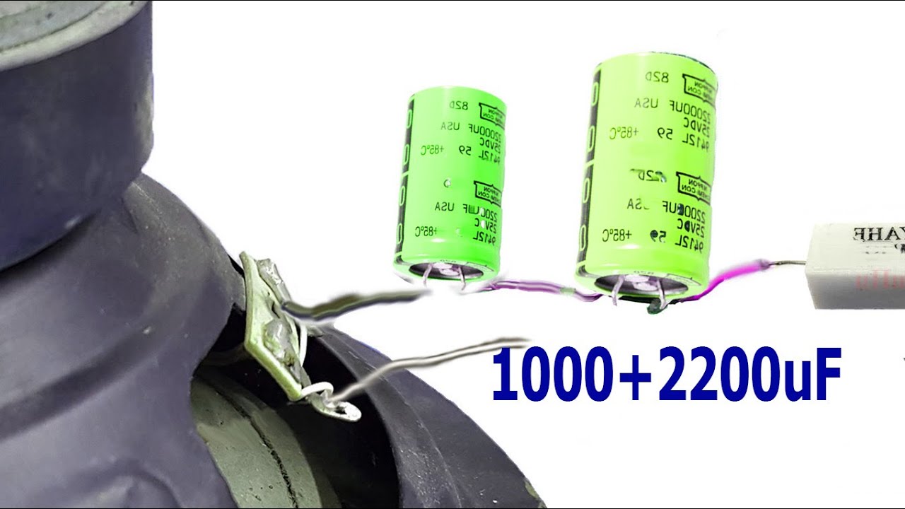 Install an additional bass, 1000uf +2200uf capacitor to increase bass
