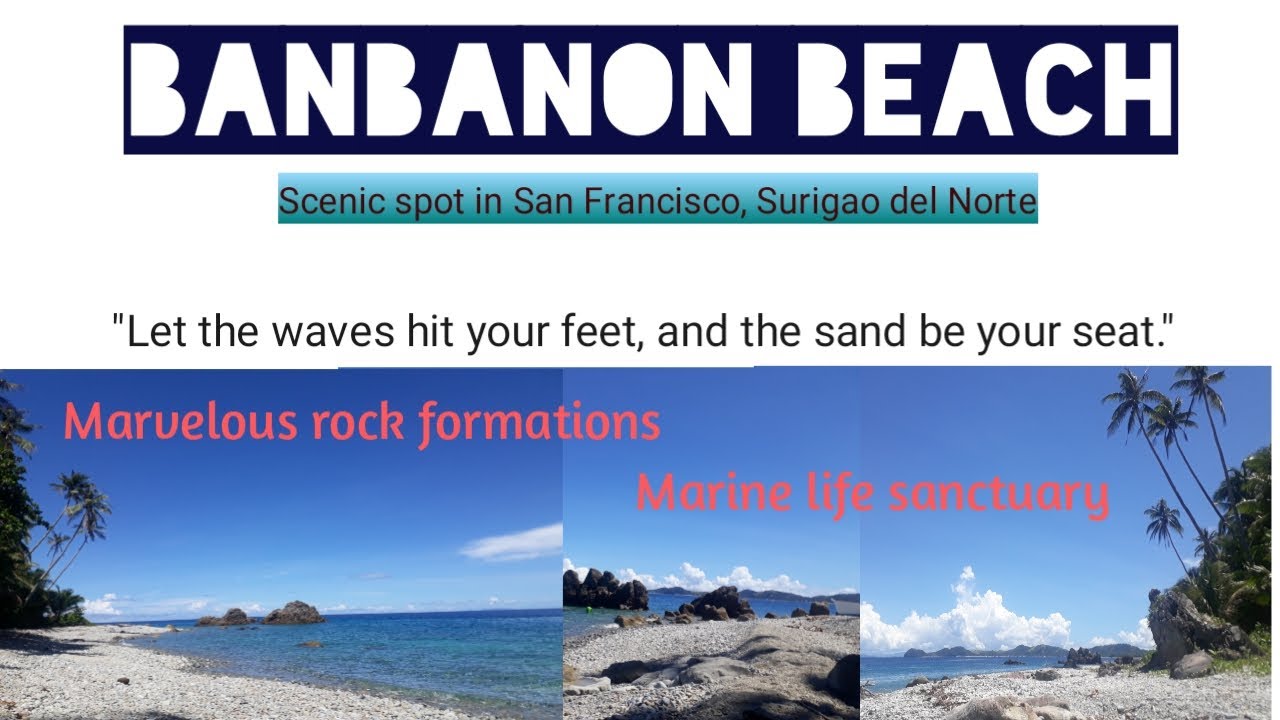 BANBANON BEACH#THE BEST BEACH IN SURIGAO DEL NORTE#ATIN TO#PHILIPPINEBEACH#