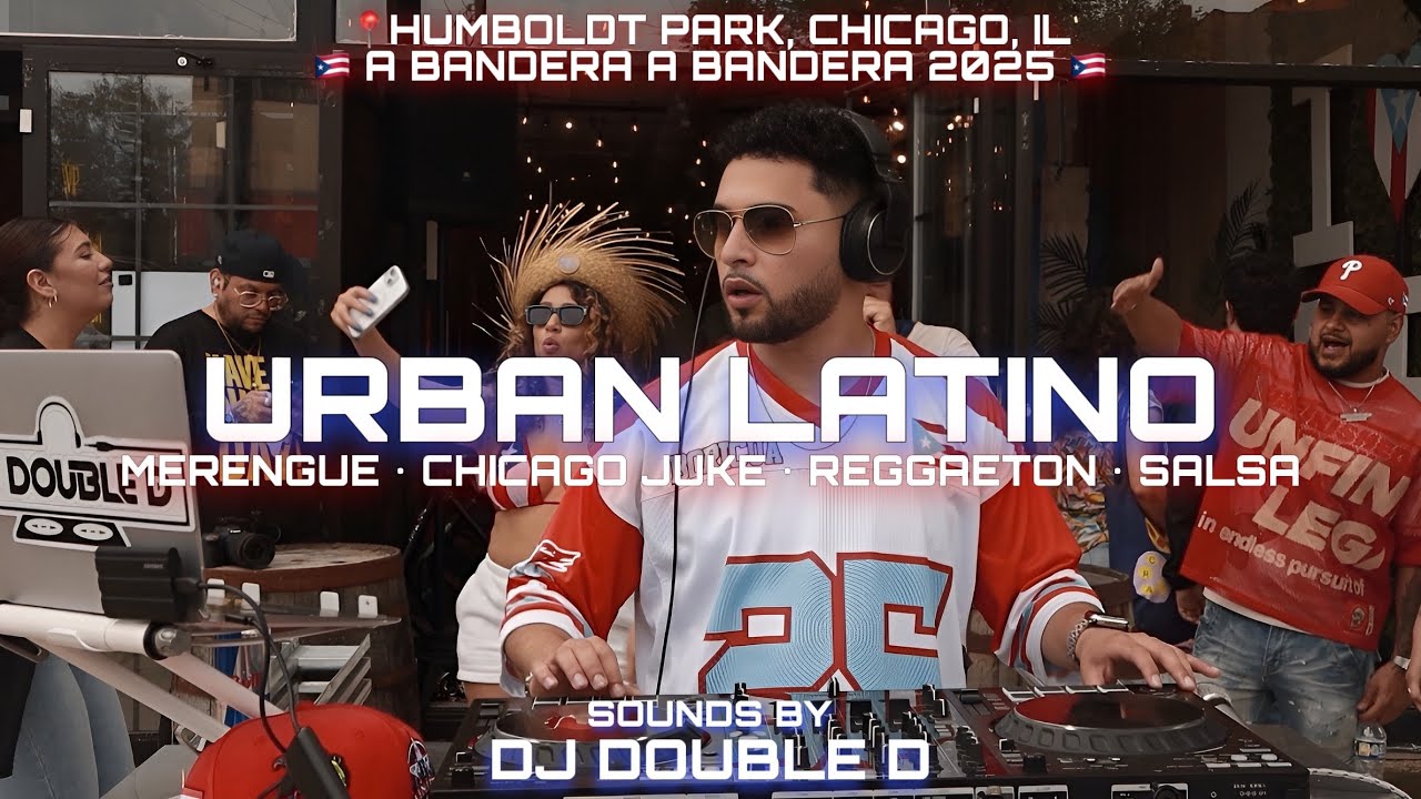 Urban Latino Live DJ Mix | Merengue, Chicago Juke, Reggaeton, Salsa | Humboldt Park Chicago, IL 2025
