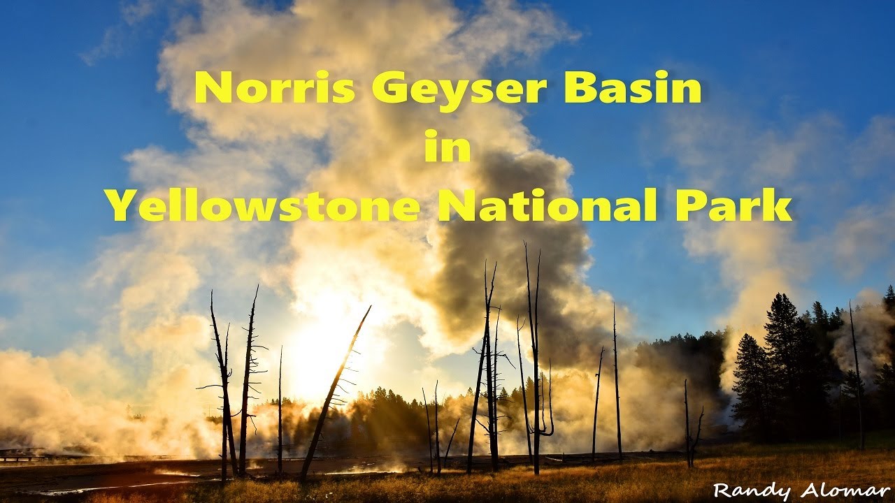 Norris Geyser Basin in Yellowstone National Park