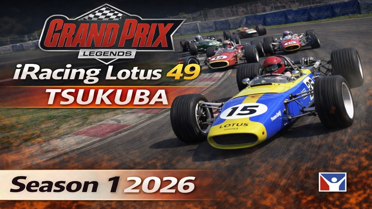 iRacing Lotus 49 at Tsukuba | Season 1 2026